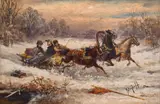 Konstantin Stoilov, Sleigh ride in Siberia