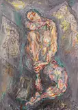 Atanas Patsev, Journey through the memories, 1985, oil on canvas