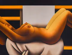 Dimiter Buyukliiski-Mitchi, Nude, 1981, oil on canvas
