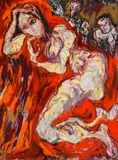 Atanas Patsev, Daydreaming, 1990, oil on canvas
