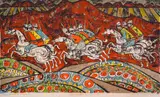 Pencho Balkanski, The flying squad, 1976, chromolithography