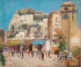 Vladimir Manski, Market in Capri