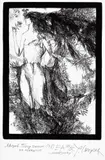 Rumen Skorchev, Crocus (illustrations for "Following the Shadows of the Clouds" by Peyo Yavorov), 1981, etching, mezzotint and zinc