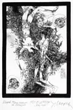 Rumen Skorchev, Without a path (illustration for "Following the Shadows of the Clouds" by Peyo Yavorov), 1981, etching, mezzotint and zinc