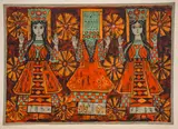 Pencho Balkanski, Women from Rozhen, 1973, lithography