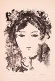 Zlatka Dabova, Muse, 1979, lithography
