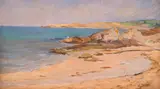 Dimo Nikolov, Seashore, 1934, oil on canvas