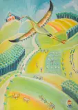 Springtime by Hristo Hristov - Joshkata, 2006, oil on canvas, sold Jun 2024
