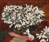 Ghiocei by Octav Băncilă, anii '30, ulei pe pânză, sold Jun 2024