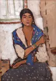 Ștefan Dimitrescu, Tătăroaică, mijlocul anilor '20, ulei pe carton