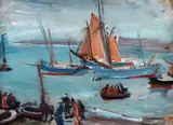 Max W. Arnold, Pescari în portul Douarnenez
