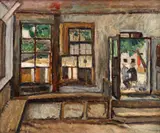 Lucian Grigorescu, Cafeneaua lui Mamut (Balcic), prima jumătate a anilor '20, ulei pe carton