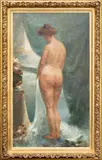 Alexandru Romano, Baigneuza, 1909, ulei pe pânză