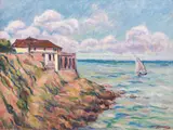 Nicolae Dărăscu, Vilă la Mediterană, 1915-1916, ulei pe pânză