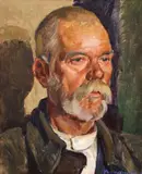 Alexandru Moscu, Răzeș, cca. 1930, ulei pe carton