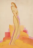 János Mattis-Teutsch, Nud drapat