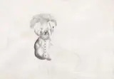 Jules Perahim, Personaj sensibil, creion pe hârtie