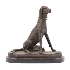 Cel mai bun prieten by Auguste-Nicolas Cain, bronz, offered Jun 2024