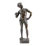Adolphe-Jean Lavergne, Îmblânzitorul de șerpi, bronz patinat
