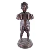 Lilli Wislicenus, Micul paharnic (Suport de două jardiniere), 1893, bronz patinat