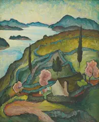 Marko Rašica, Landscape from the Dubrovnik Coast, 1920.-1925., ulje na platnu