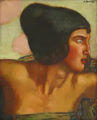 Mirko Rački, Allegory (Princess), cca. 1917., ulje na platnu