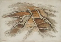 Stony Ground by Frano Šimunović, 1970-ih, ulje na platnu, sold Jun 2024