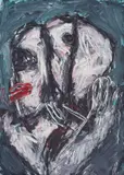 Đuro Seder, Embrace, 1995., ulje na platnu