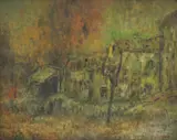 Emanuel Vidović, Motif from Čiovo (Ruins of the City), 1946.-1950., ulje na platnu