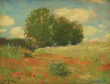 Gabrijel Jurkić, Poppy Field, 1921., ulje na dašćici