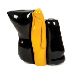 Josip Diminić, Black and Yellow, 1972., kolorirano fiber-staklo