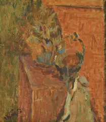 Jerolim Miše, Still Life with Basket, 1957., ulje na platnu