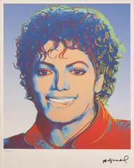 Andy Warhol, Michael Jackson, cromolitografie