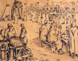 Constantin C. (Ali-Baba) Constantinescu, Piață în Marrakesh