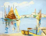 Rudolf Négely, Veneția, ulei pe pânză