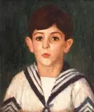 Gheorghe Mărculescu, Micul marinar, ulei pe carton