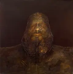 Sorin Dumitrescu, (Auto)portret, 1973, ulei pe pânză
