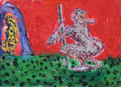Flash Landscape (V) by Razvan Boar, 2020, ulei pe pânză, offered May 2024