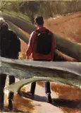 Sergiu Toma, Study, 2021, acrilic pe pânză