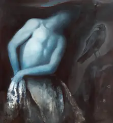 Radu Băieş, Nevermore, 2020, ulei pe pânză