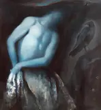 Radu Băieş, Nevermore, 2020, ulei pe pânză