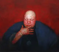 Dune (Stanislav Baretsky) by Robert Lőrincz, 2024, ulei pe pânză, sold May 2024
