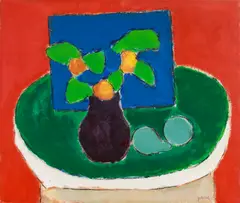 Natură statică cu flori by Ion Pacea, ulei pe pânză, sold May 2024