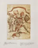 Petru Russu, Decameron. Giovanni Boccaccio, 1985, acvaforte și acvatintă