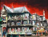 Constantin Calafeteanu, Paris, 1968, ulei pe pânză