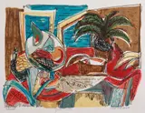Marcel Janco, Interior, cromolitografie