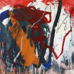 Corneliu Vasilescu, Arc la asfințit, 2002, ulei pe pânză