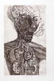 Adrian Sandu, I and myself, 2024, acvatintă