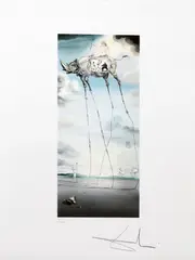 Salvador Dalí, Călătorie celestială, cromolitografie