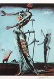 Girafă în flăcări by Salvador Dalí, cromolitografie, sold May 2024